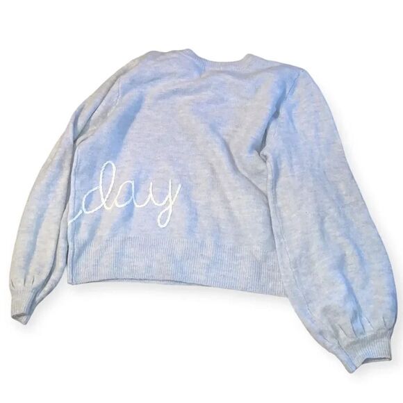 Lauren Conrad Embroidered Blouson Sweatshirt - Picture 4 of 4